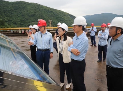 常德市政协主席黄清宇调研领导皂市水库防汛工作